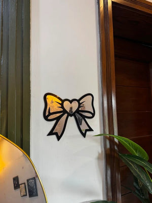 Mirror bow wall art